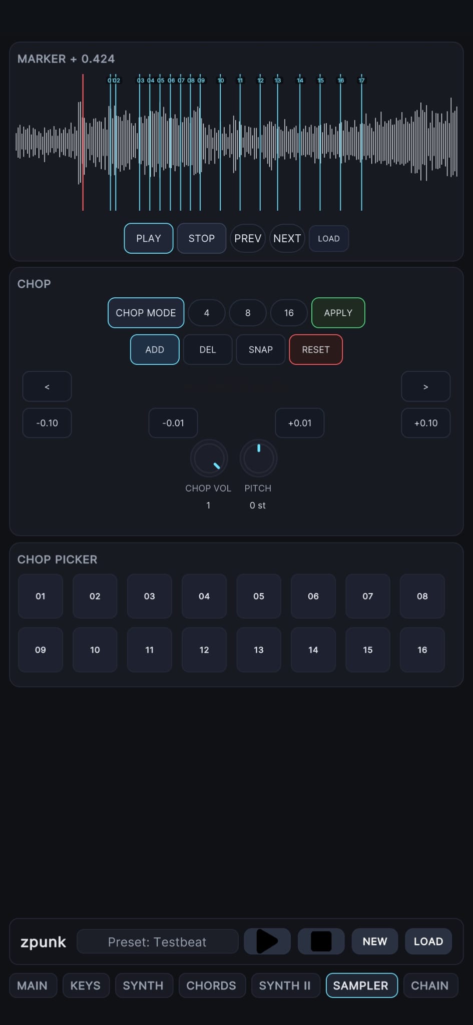 zpunk sampler screenshot